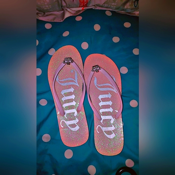 JUICY COUTURE Shoes crown pink SELENE BLUSH GLITTER - Picture 2 of 3